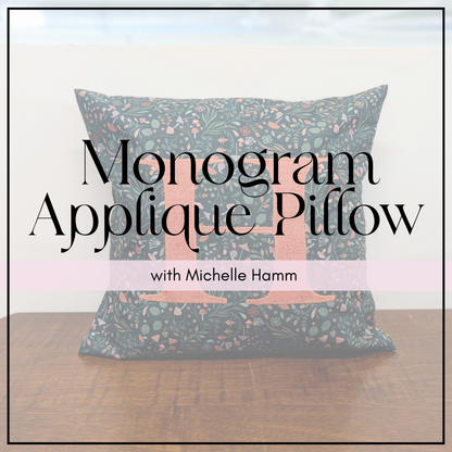 Class | Monogram Applique Pillow