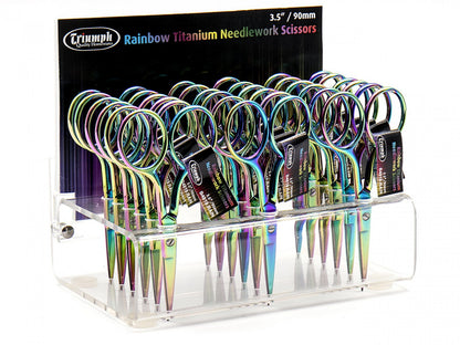 Rainbow Titanium Embroidery Scissors