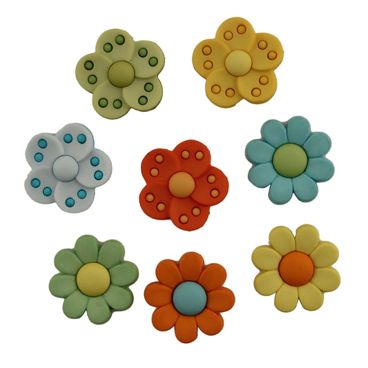 Button | Flower Power