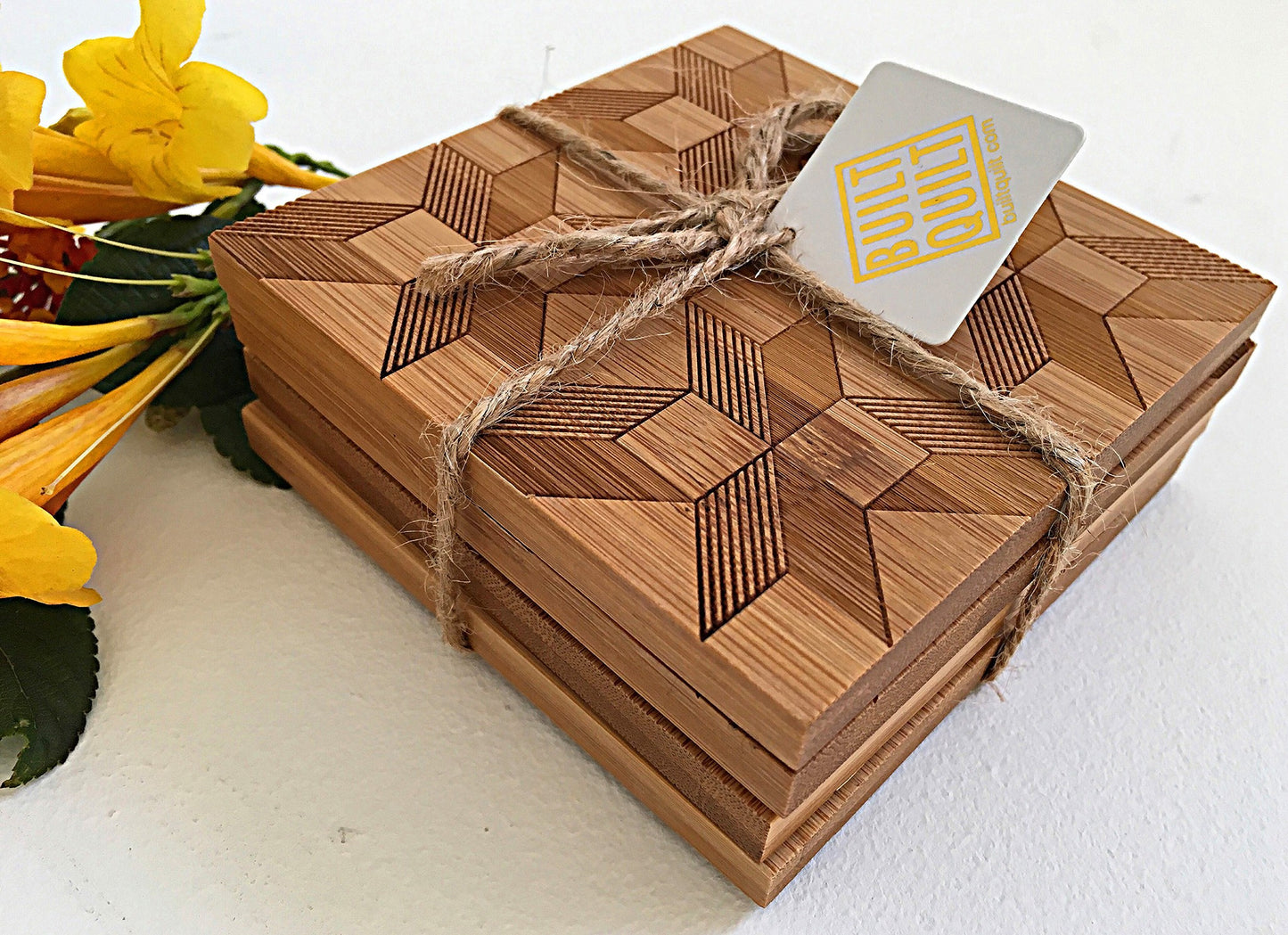 Bamboo Coasters | Idle Moments - Square