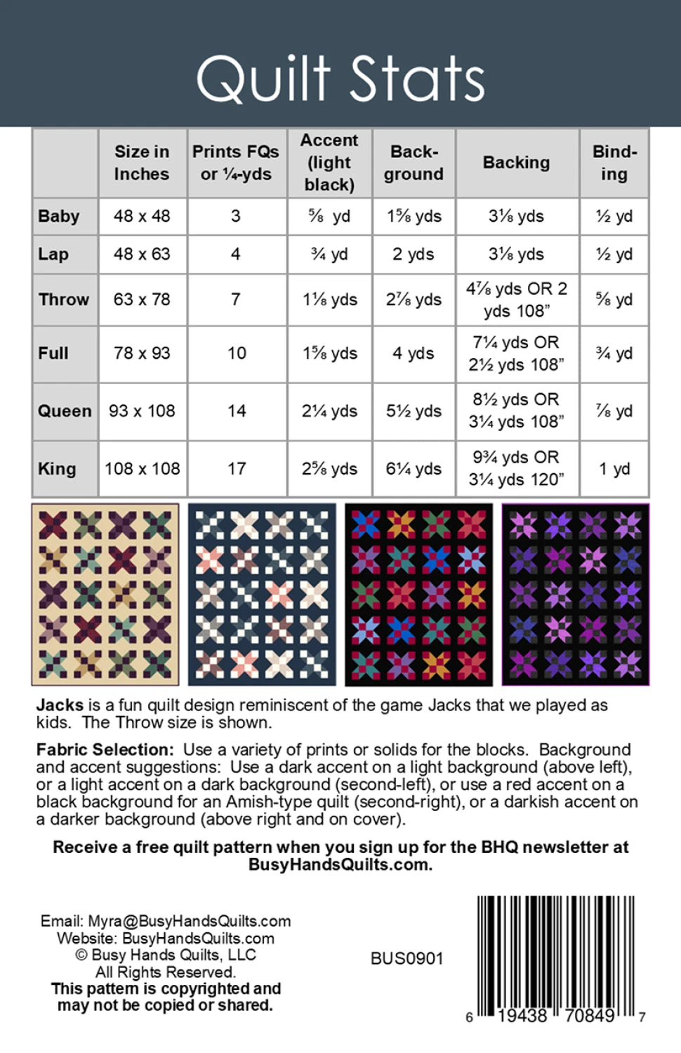 Busy Hands Quilts | Jacks