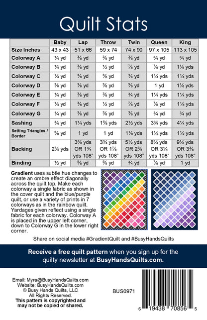 Busy Hands Quilts | Gradient