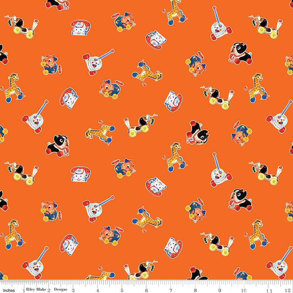 Pop 'n Play | Caricature Toss Orange