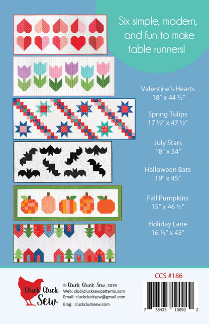 Cluck Cluck Sew | Modern Holiday Table Runners