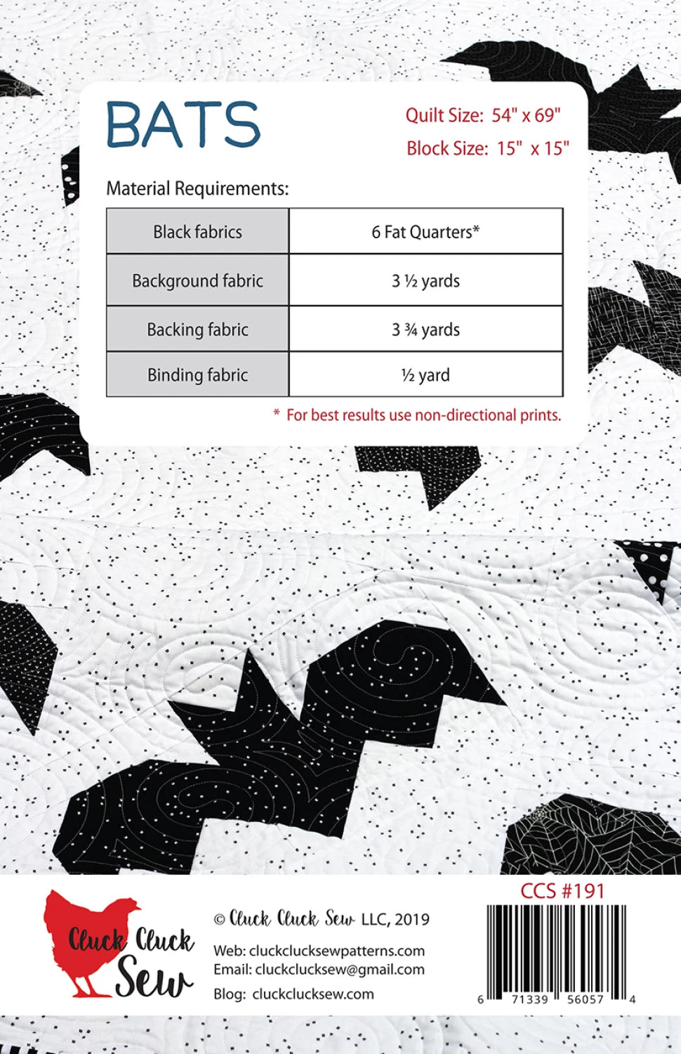 Cluck Cluck Sew | Bats