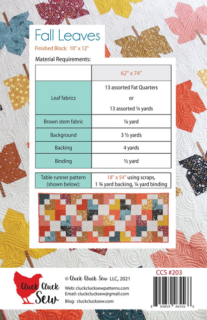 Cluck Cluck Sew | Fall Leaves