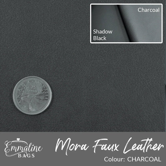 Mora Faux Leather | Charcoal