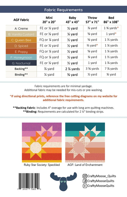 Crafty Moose Quilts | Sun Still