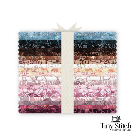 Cherry Blossom Batiks Fat Quarter Stack | 20 FQ