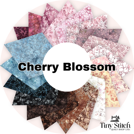 Cherry Blossom Batiks | By the 0.10 Metre