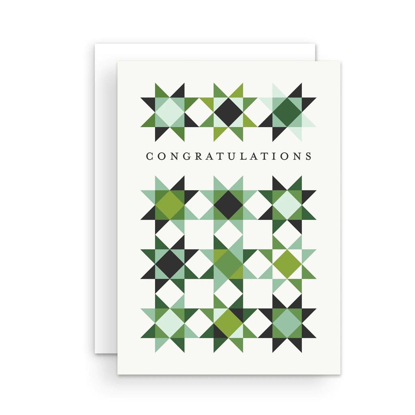 Greeting Card | Congratulations Quilt Stars