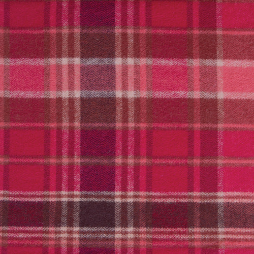 Highlands Flannel | Chevron Plaid - Cranberry