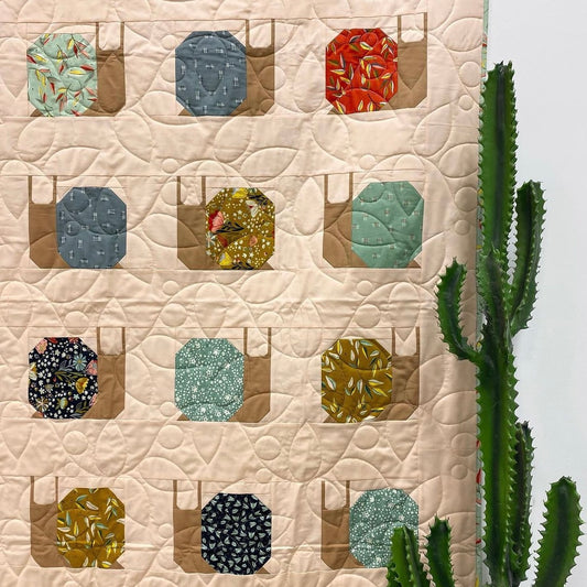 Handmade Quilt - Garden Snails