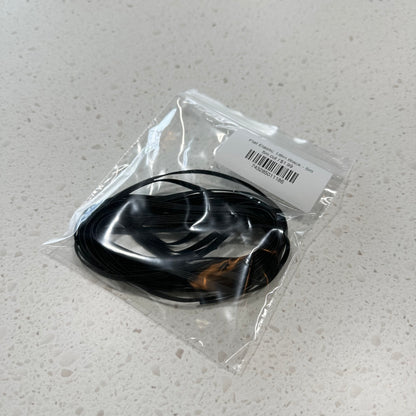 Flat Elastic 1/8in Black - 5m