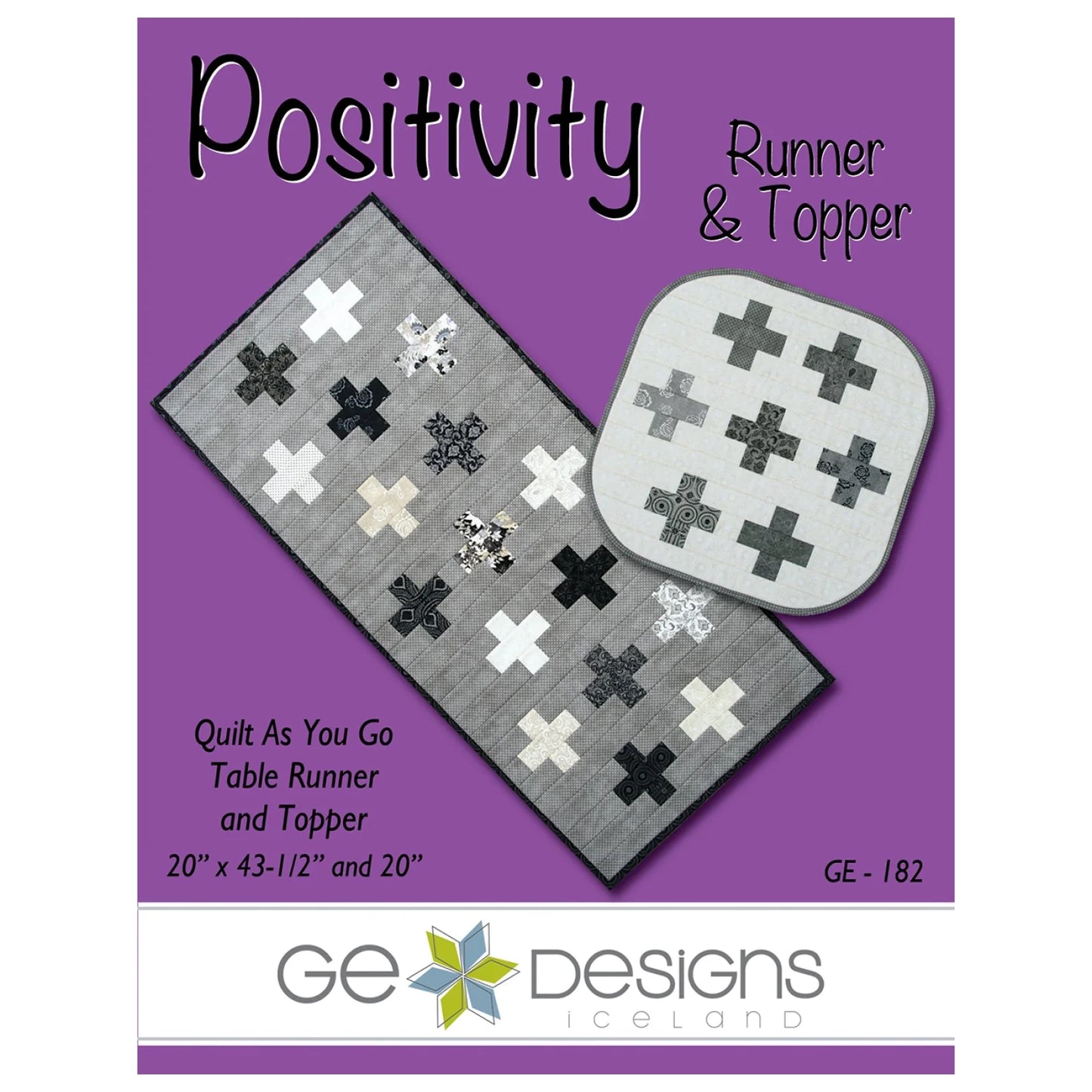 GE Designs -  Positivity Topper / Runner Pattern