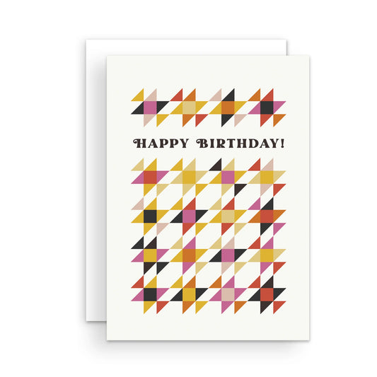 Greeting Card | Birthday Quilt Blocks
