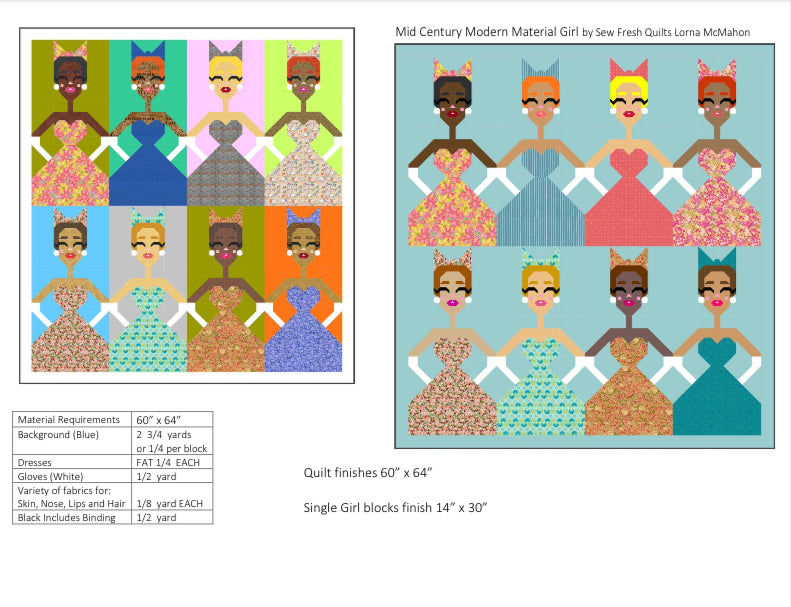 Sew Fresh Quilts | Mid Century Modern Material Girl