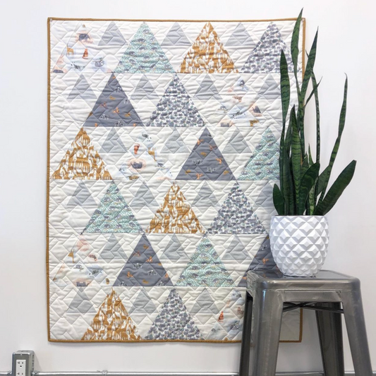 Handmade Quilt - Triangle Peaks