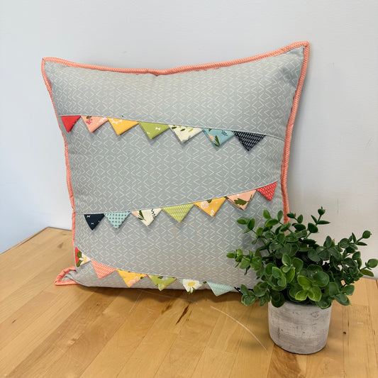 Handmade Item - Bunting Banner Pillow
