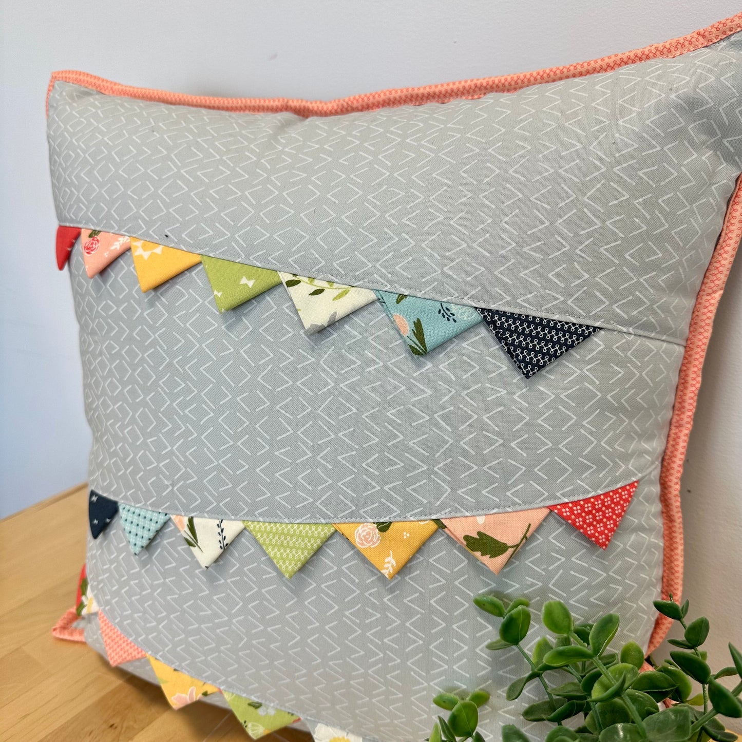 Handmade Item - Bunting Banner Pillow