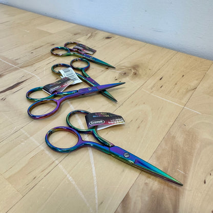 Rainbow Titanium Embroidery Scissors