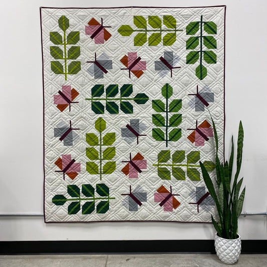 Handmade Quilt - Oak Moth