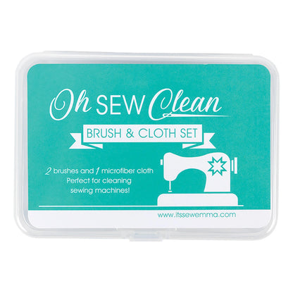 It's Sew Emma | Oh Sew Clean Brush and Cloth Set