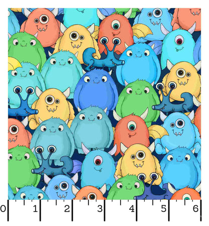 Space Monsters Fat Quarter Stack | 5 FQ