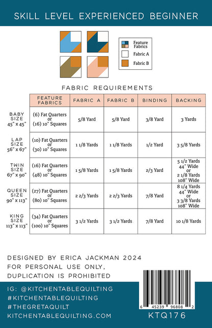 Kitchen Table Quilting | The Greta Quilt