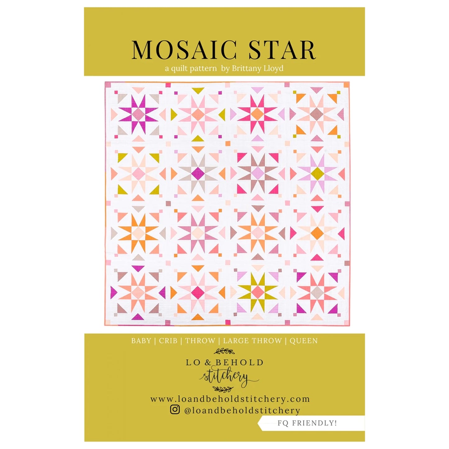 Lo & Behold Stitchery - Mosaic Star
