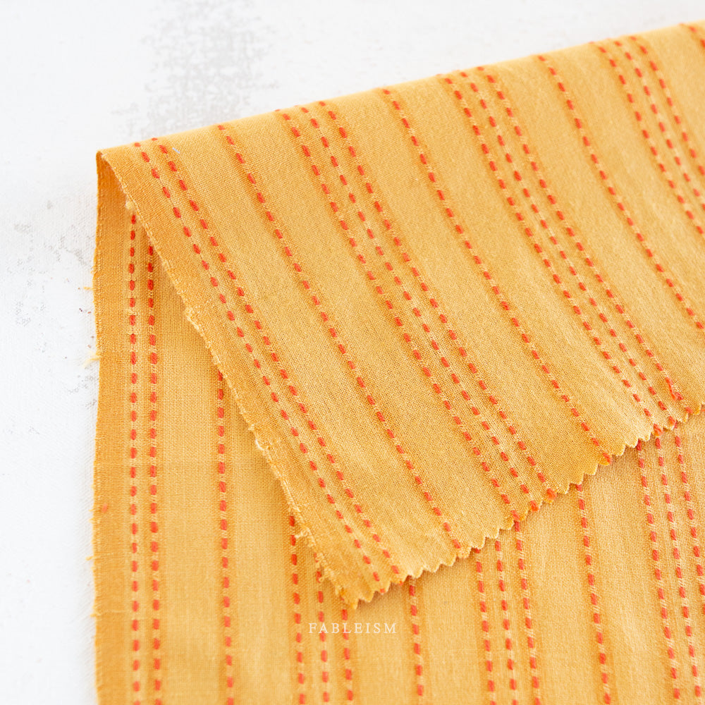 Lucky Loom | Stitch Stripe in Tumeric *Reversible