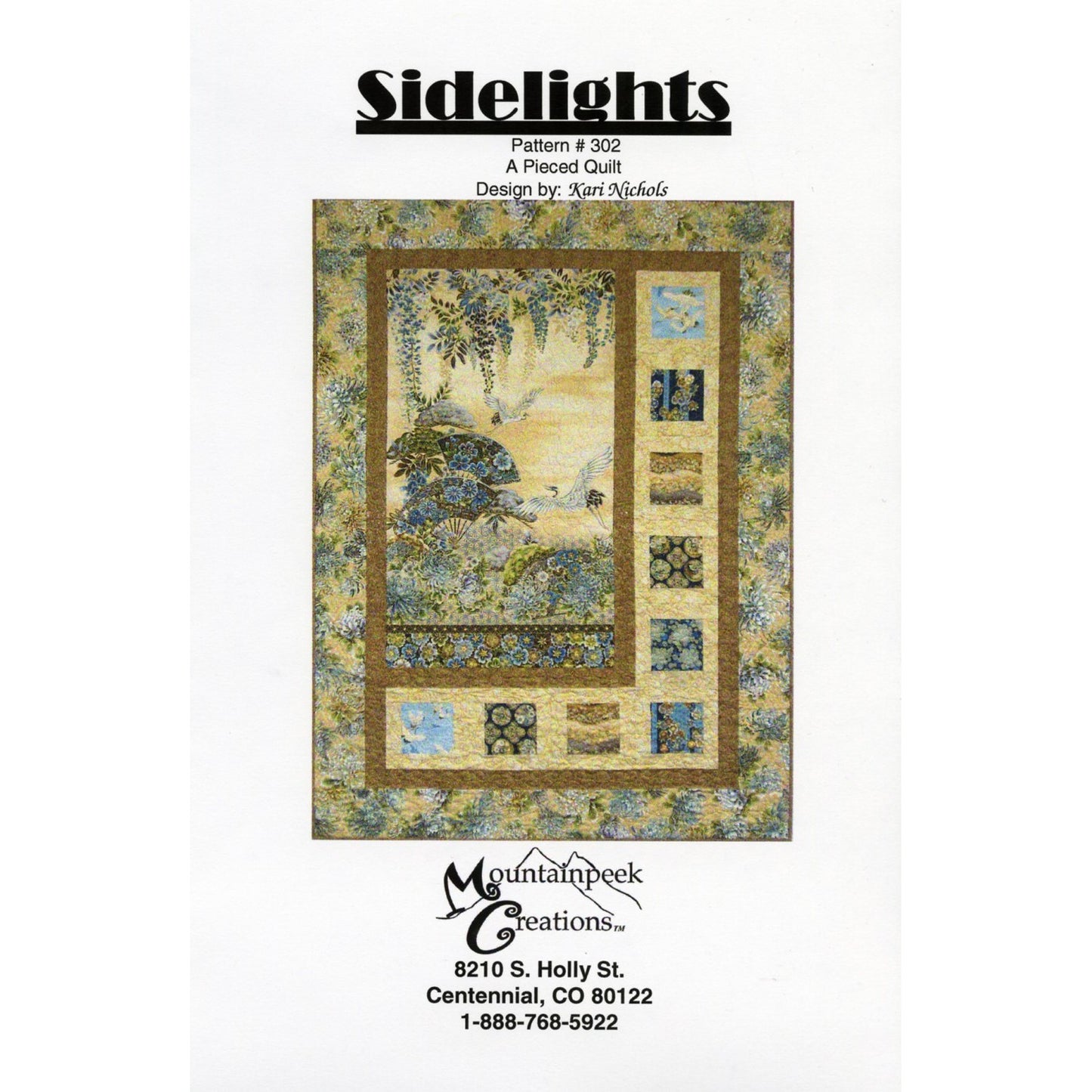 Mountainpeek Creations | Panel Quilt Pattern | Sidelights