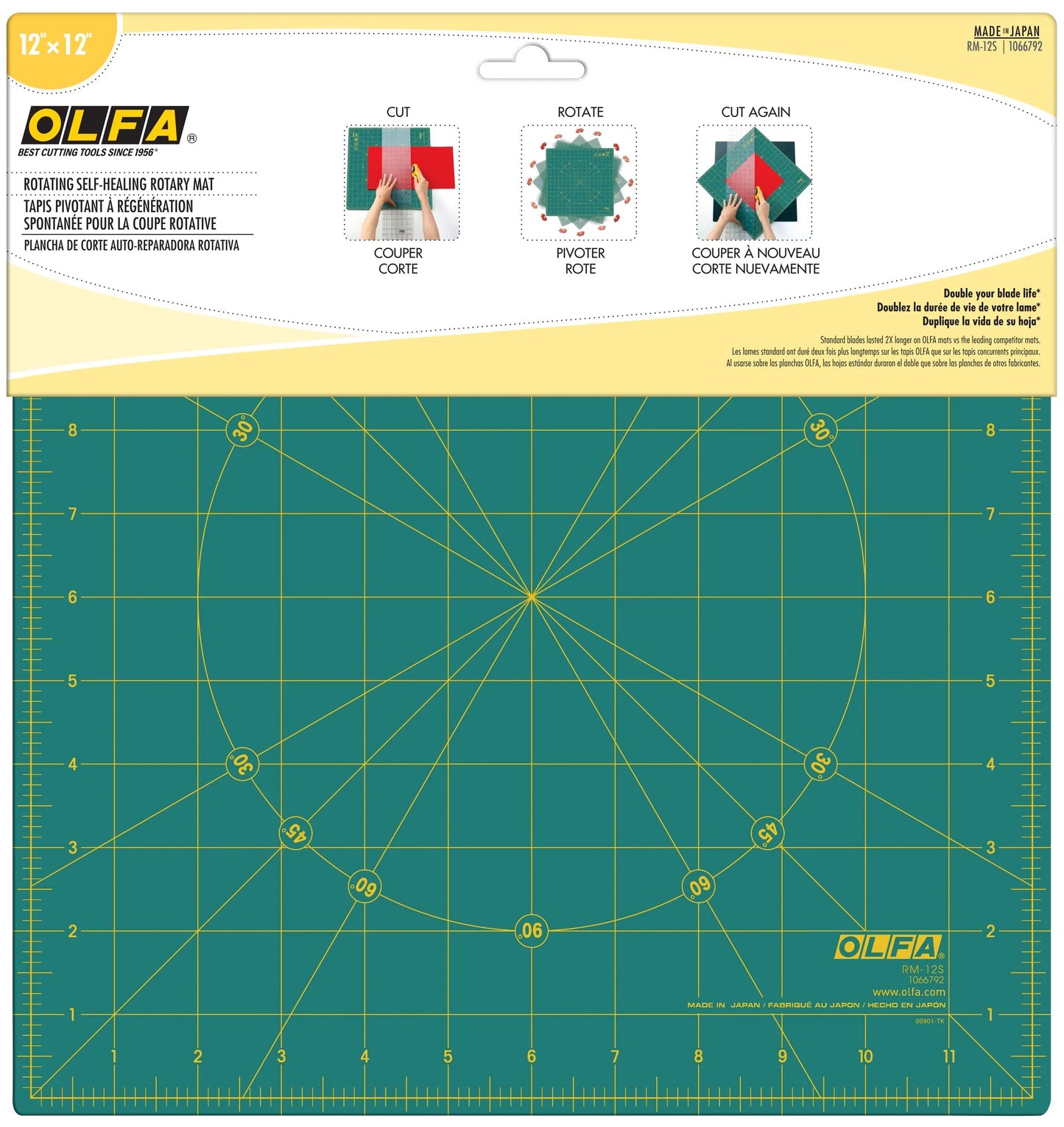 OLFA Rotating Cutting Mat | 12in