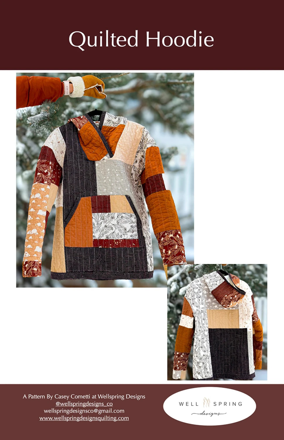 Wellspring Designs | Quilted Hoodie