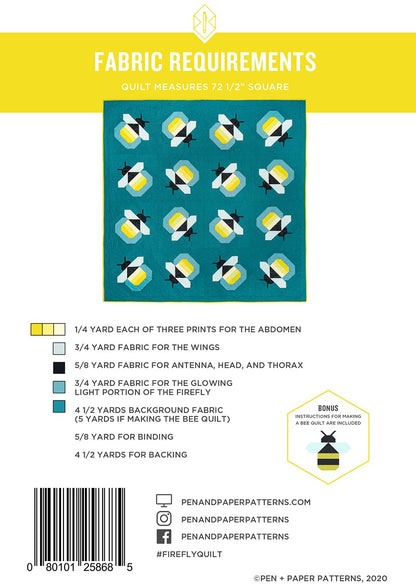 Pen & Paper Patterns | Firefly Quilt