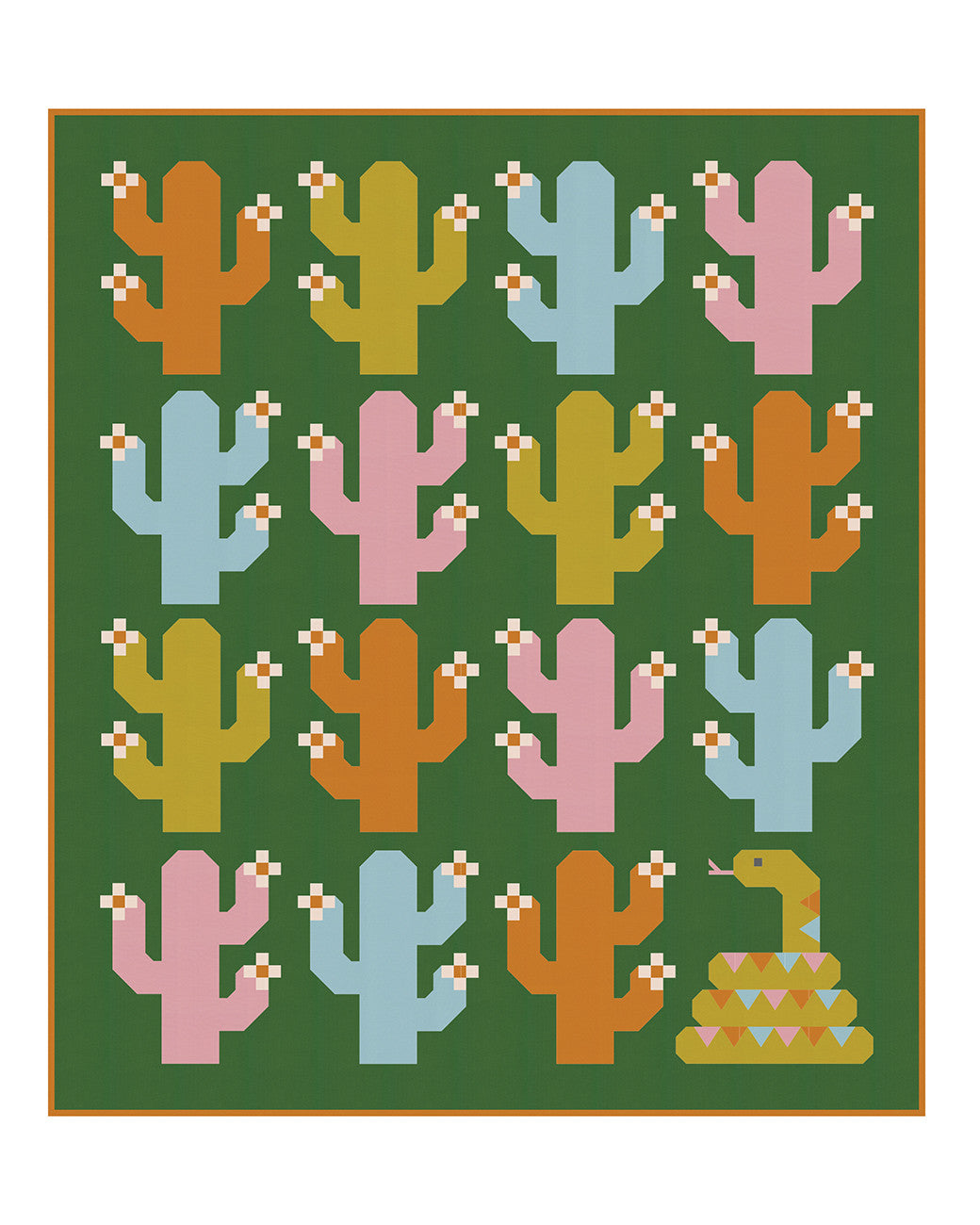 Pen + Paper Patterns | Oh My Cacti Quilt