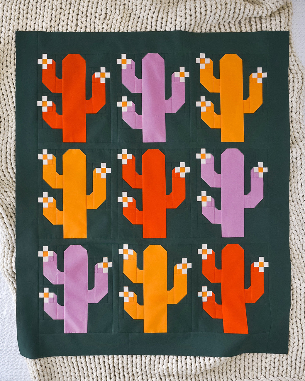 Pen + Paper Patterns | Oh My Cacti Quilt