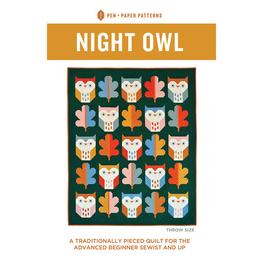 Pen + Paper Patterns | Night Owl