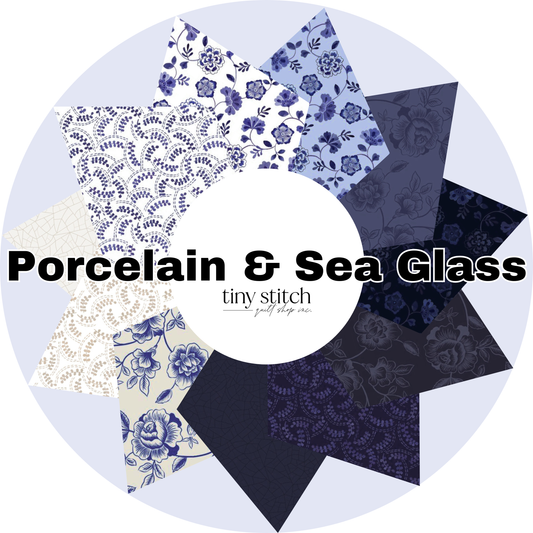 Porcelain and Sea Glass | By the 0.10 Metre