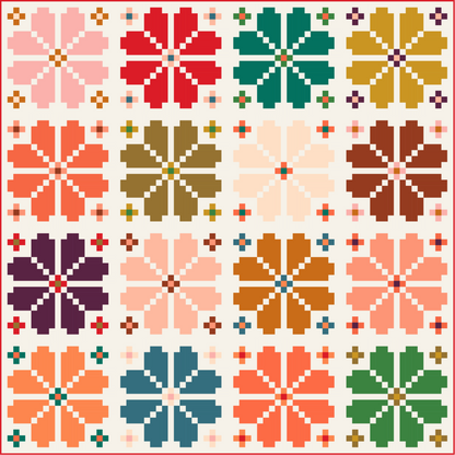 Knitted Blooms | Quilt Kit