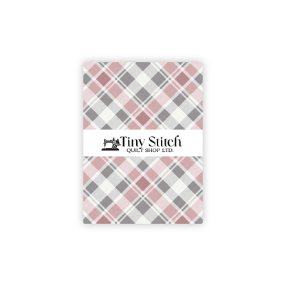 Bias Plaid | Rose