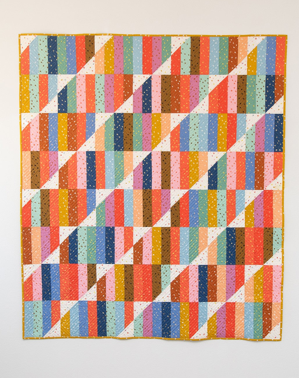 Quilty Love | Happy Stripes Quilt Pattern