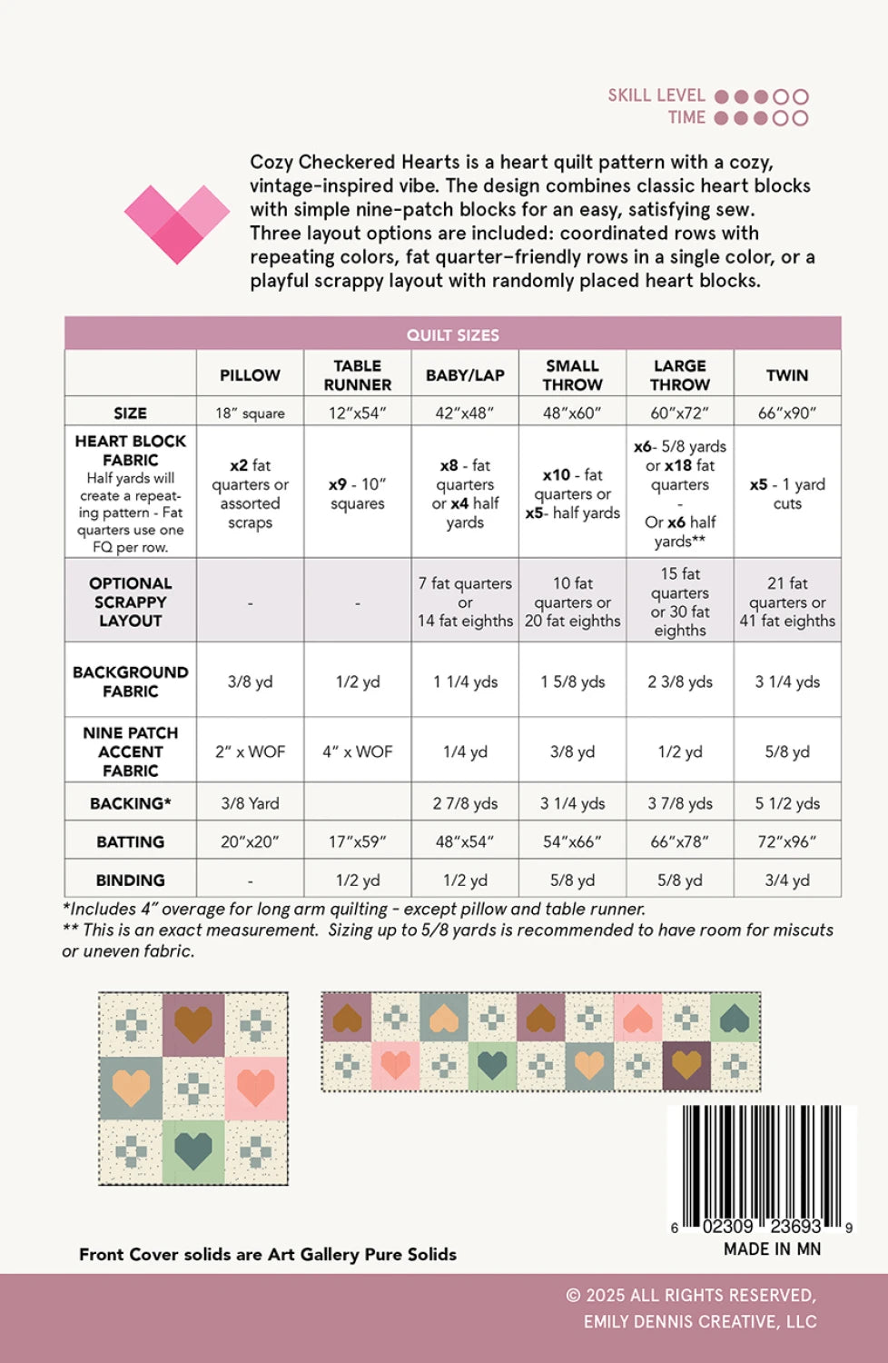 Quilty Love | Cozy Checkered Hearts