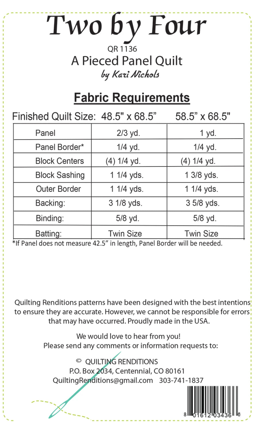 Quilting Renditions | Two by Four