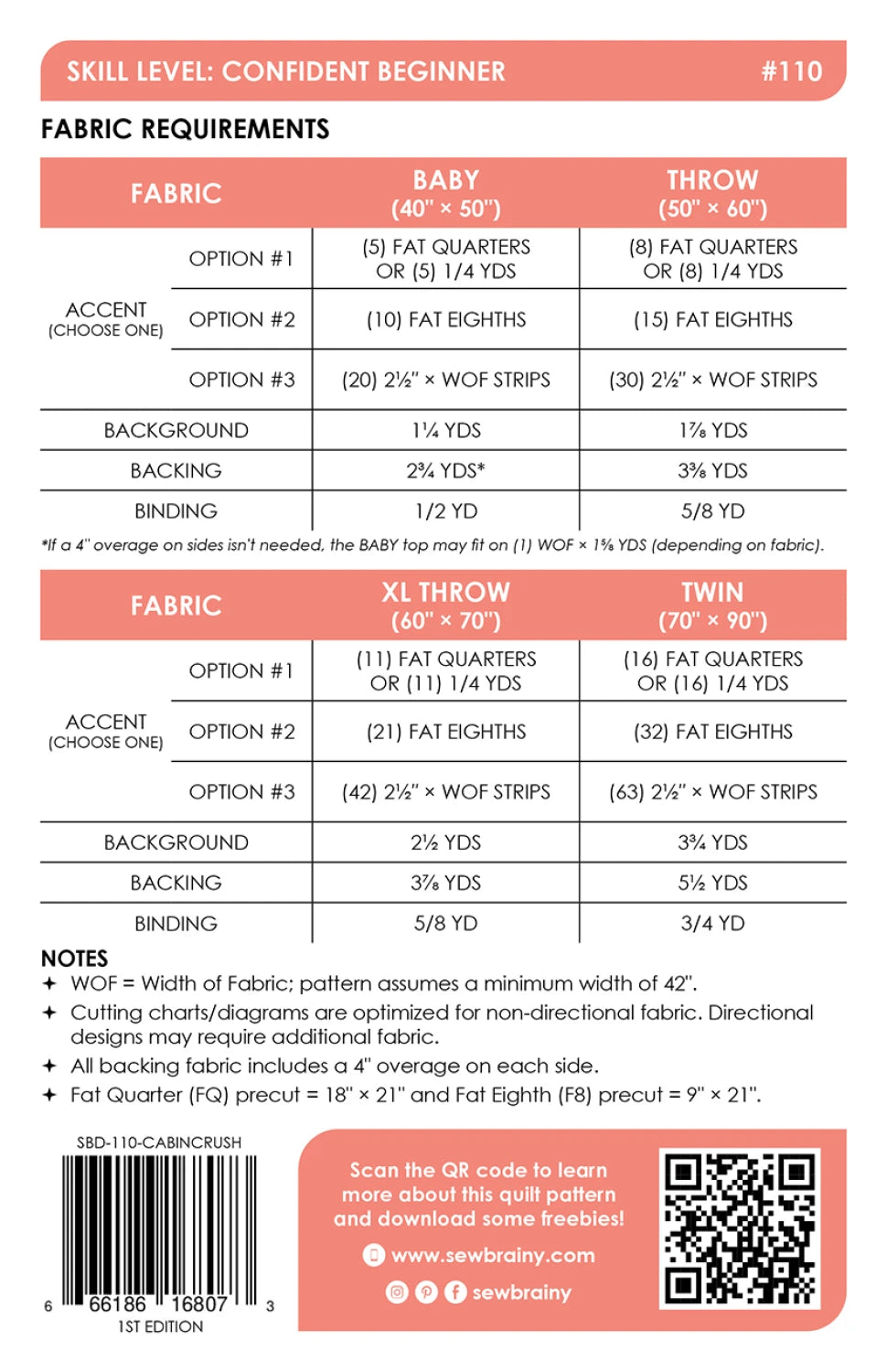 Sew Brainy Designs | Cabin Crush