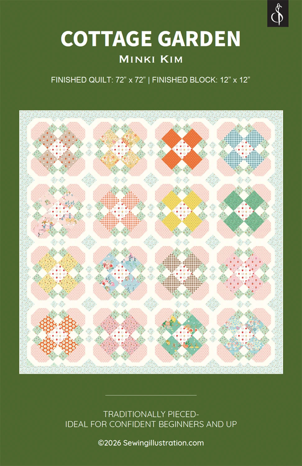 Sewing Illustration | Cottage Garden