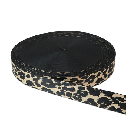 Striped Leopard Webbing 1.5 inch