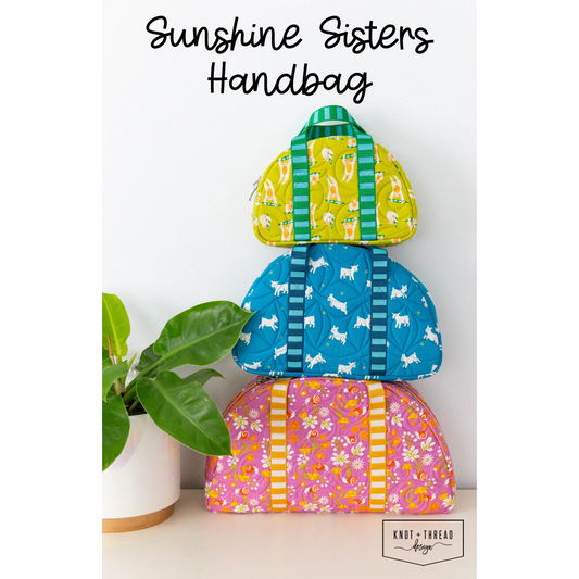 Knot + Thread Design | Sunshine Sisters Handbag