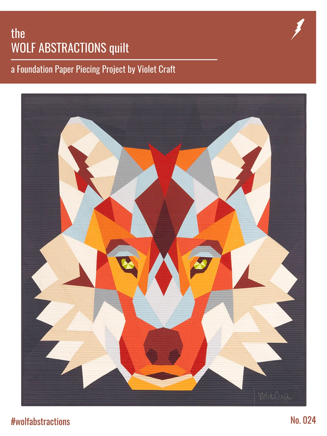 Violet Craft | Paper Piecing | Wolf Abstractions