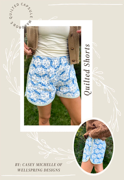 Wellspring Designs | Quilted Shorts